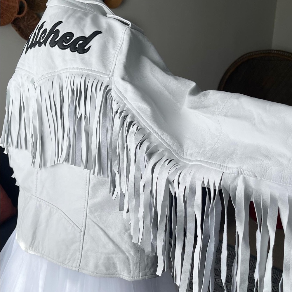 Bridal leather jacket